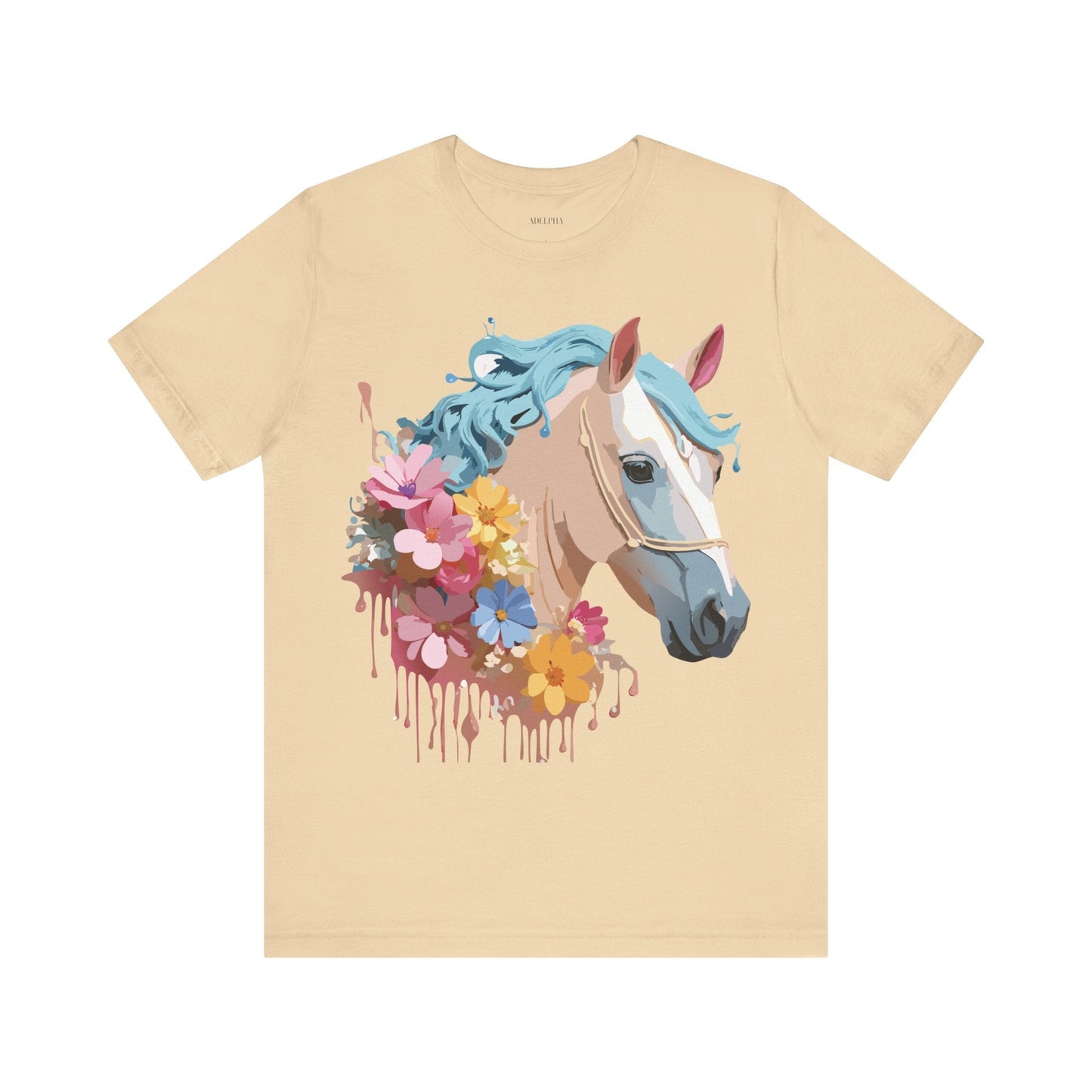 Horse Graphic Unisex 100 Cotton Vintage Animal Art T-Shirt 17