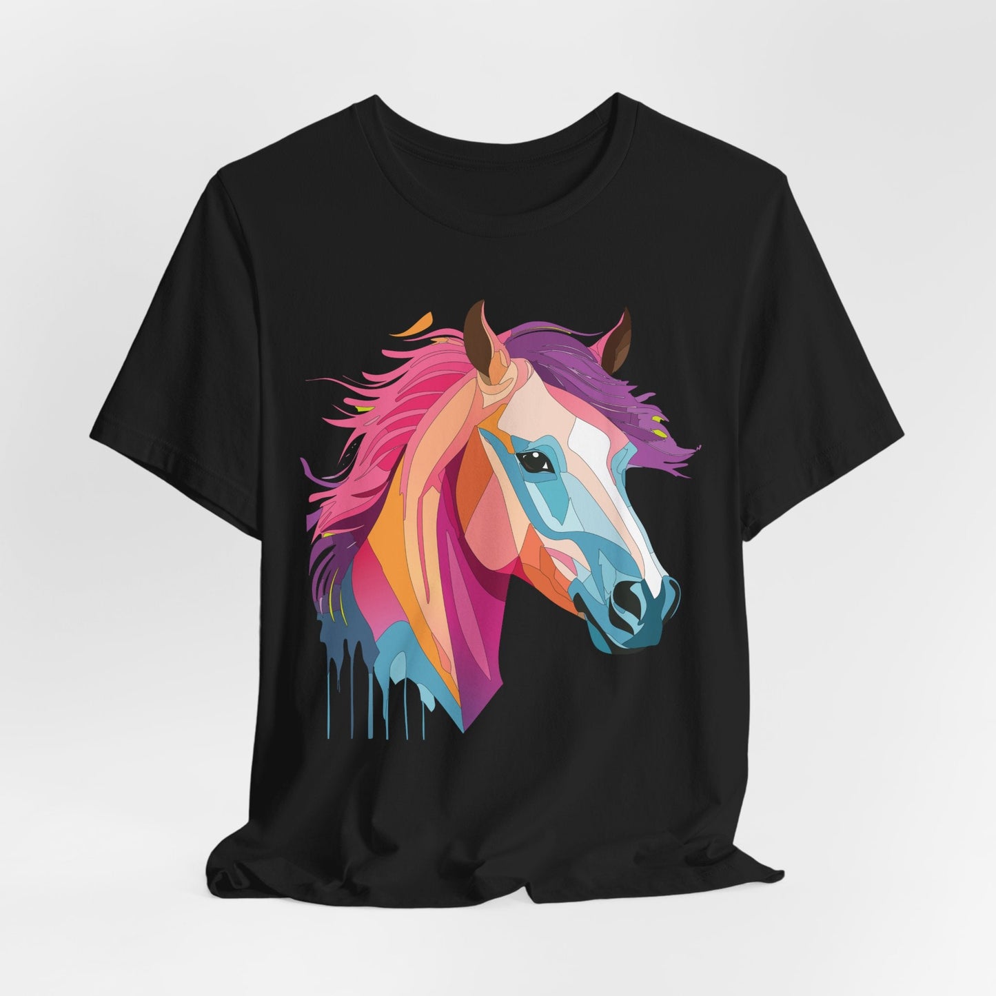 Unisex Animal Shirt Art Design Short Sleeve With Wild Animals Graphic Print Comfort Tee