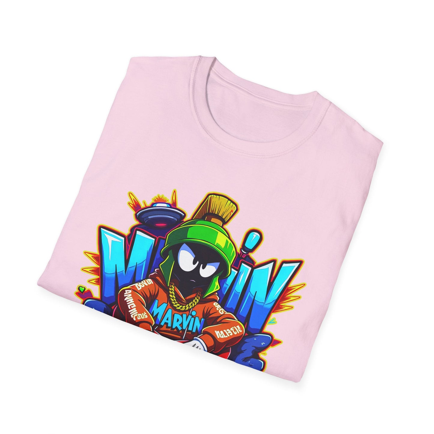 Unisex Cartoon T Shirt With Funny Animals Animation Graphic Gildan Softstyle 64000