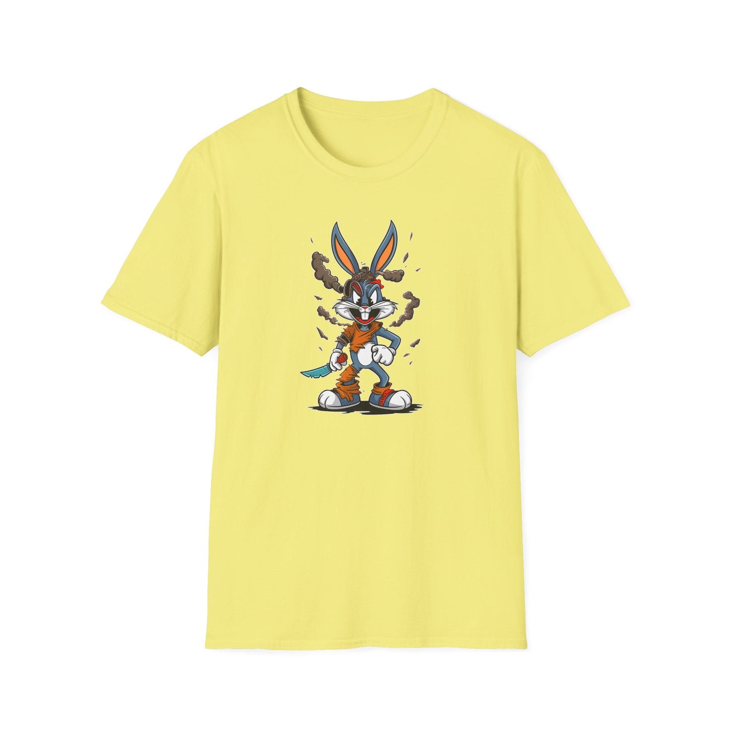 Bugs Bunny T Shirt Unisex Cartoon Tee Gildan Softstyle 64000 Comfortable Graphic Tee Classic