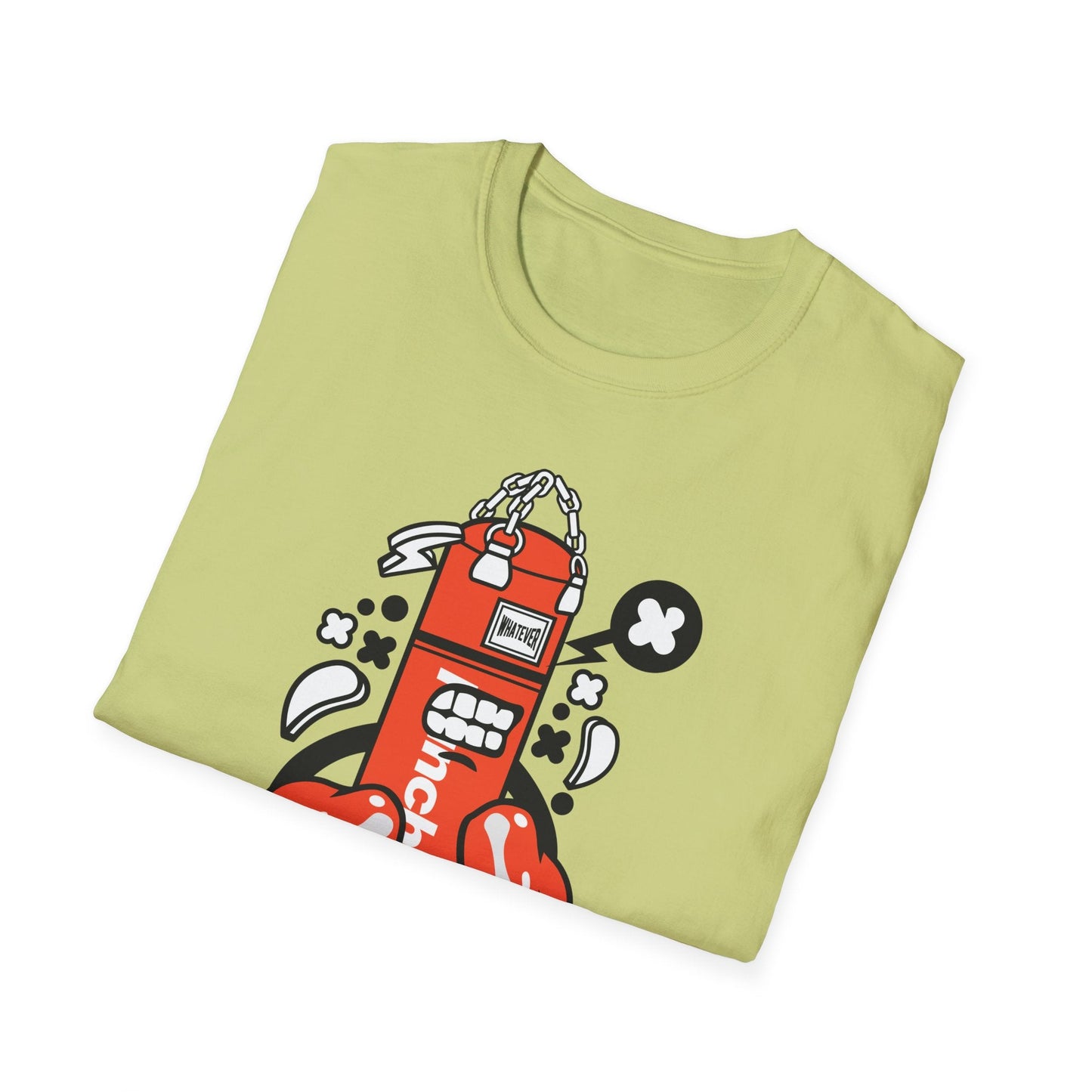 Cartoon Tee Shirt Unisex Animation Graphic Tee Funny Tee Cotton Softstyle 64000 Gildan