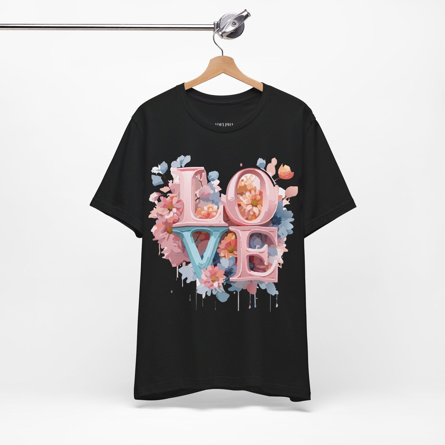 Valentine Graphic Tee Unisex Vintage Inspired Art Design Shirt Adelpha Premium Jersey Short Sleeve