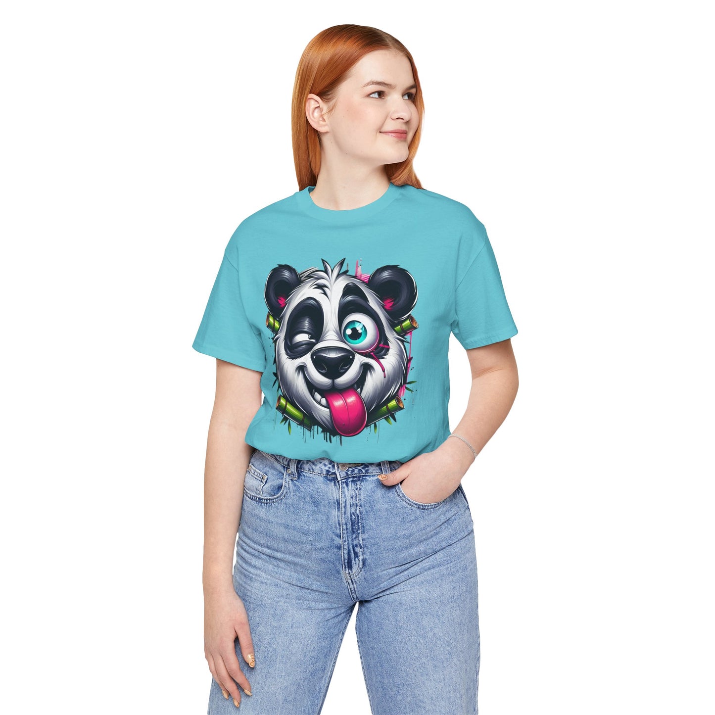 DiDi Panda Shirt, Funny Animal T-Shirt, Cartoon Top, Funny Panda Tee Shirt, Animal Tees, Art Design T-Shirt, Graphic Tee