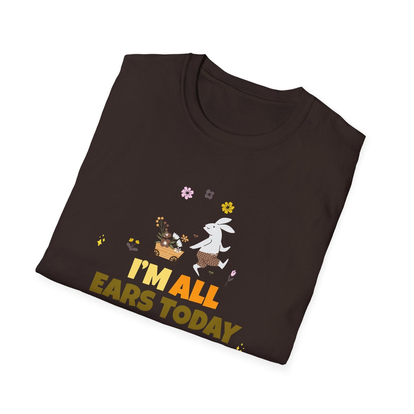 Easter Bunny T Shirt Unisex Gildan Softstyle Tee 100 Percent Ring Spun Cotton Easter Design
