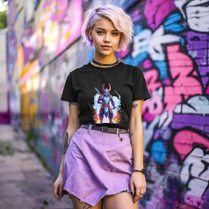 Samurai Graphic Unisex 100 Cotton Staple Tee 27