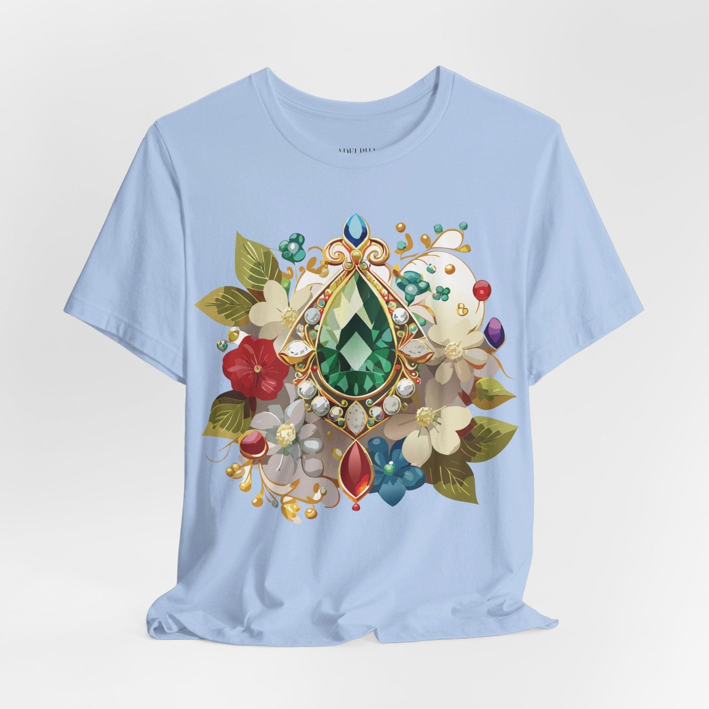 Adelpha Vintage Inspired Graphic Tee Unisex Jersey Short Sleeve Art Design Shirt