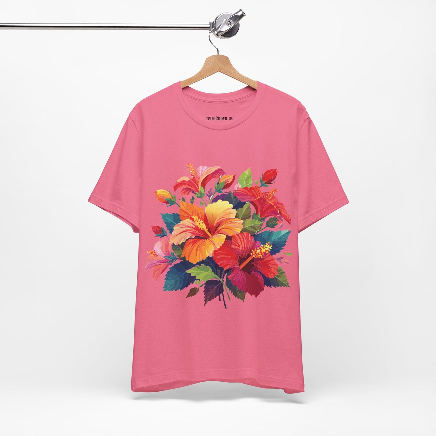 Vintage Floral Graphic Unisex Cotton Tee 34