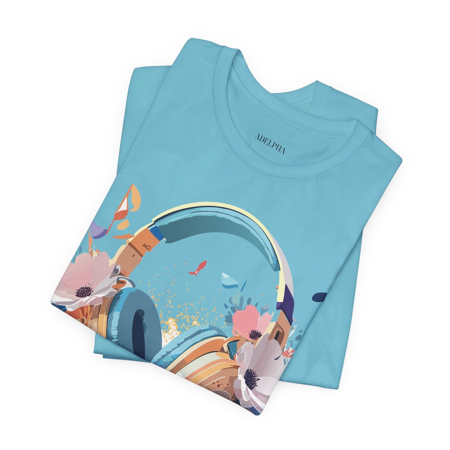 Adelpha Graphic Unisex Music T Shirt With Vintage Inspired Artwork Short Sleeve Tee