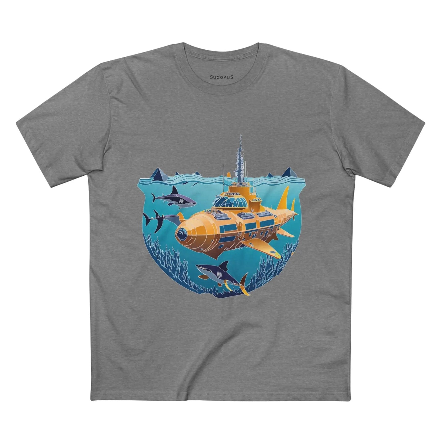 Ocean Coast Graphic Unisex 100 Cotton Staple Tee 16