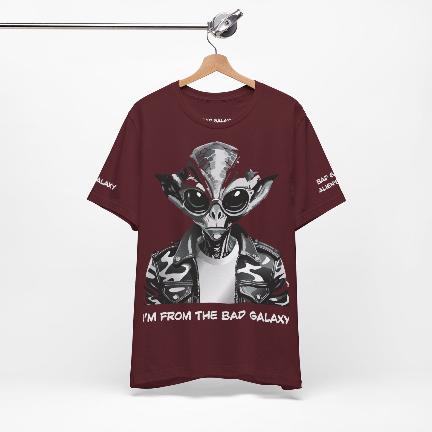 Alien T Shirt From Bad Galaxy Made To Order 100 Cotton Eco Friendly Inks Soft Comfortable