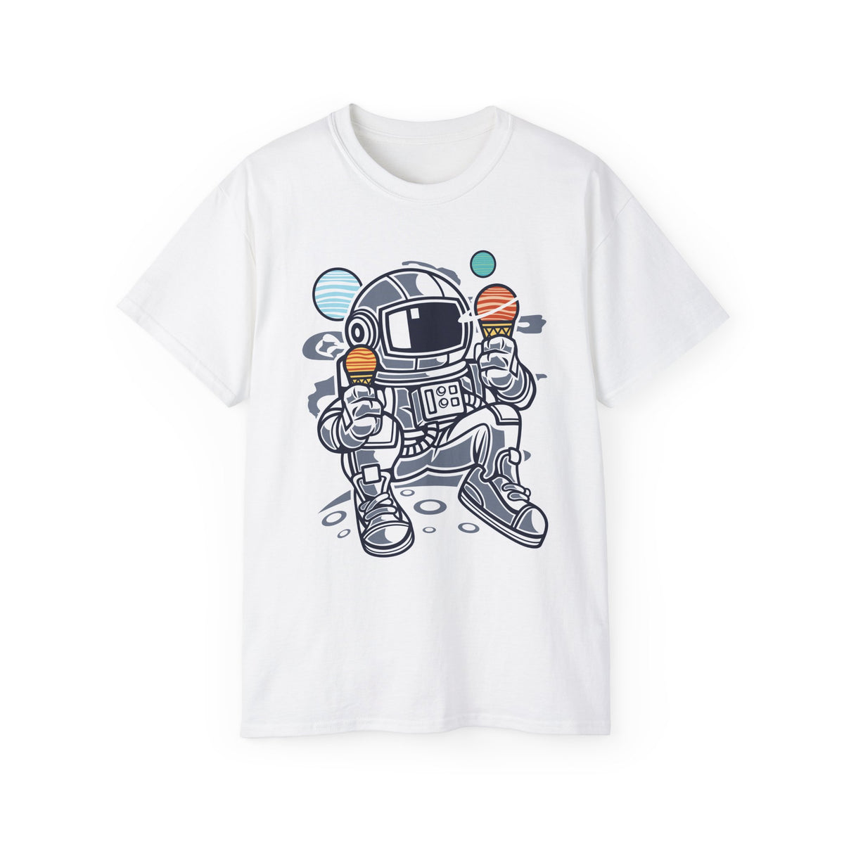 Astronaut Cosmos Graphic Tee Unisex 100 Cotton Gildan T-Shirt