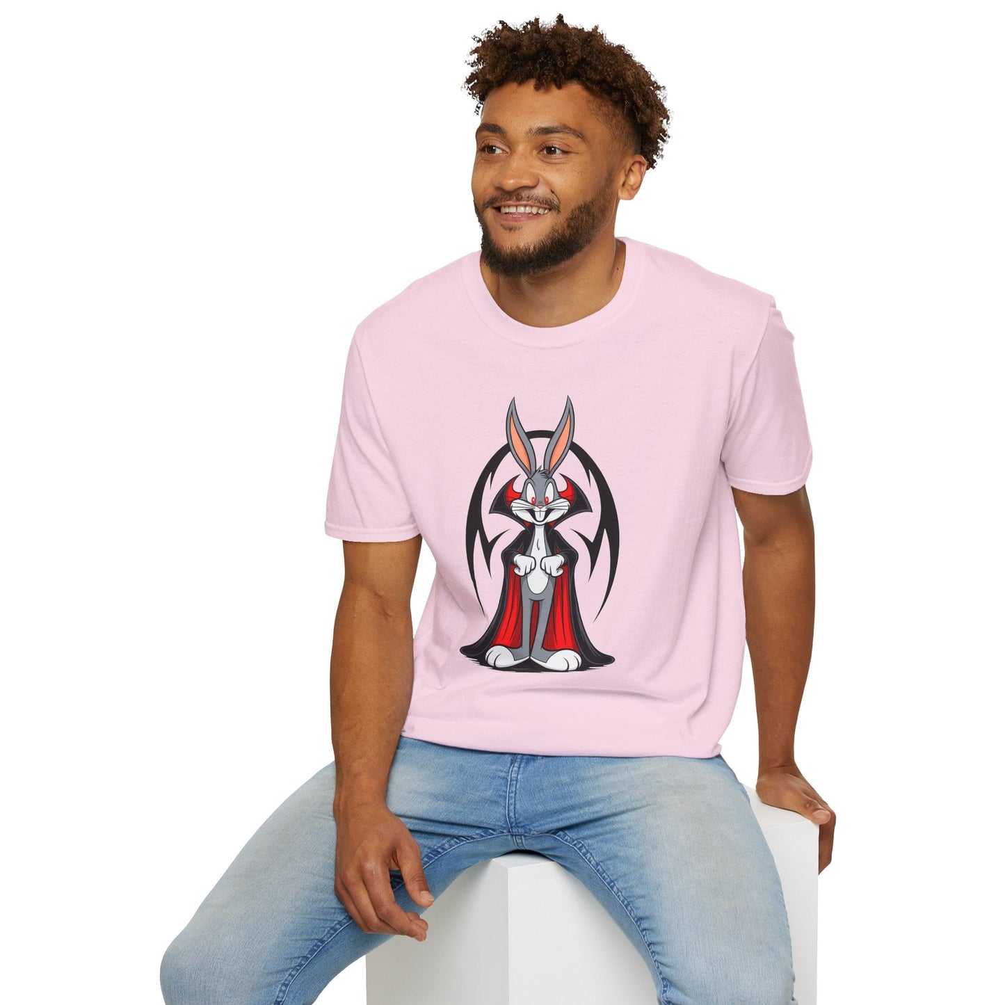 Bugs Bunny Shirt Unisex T Shirt Cartoon Design Gildan Softstyle 64000 Premium Cotton Tee