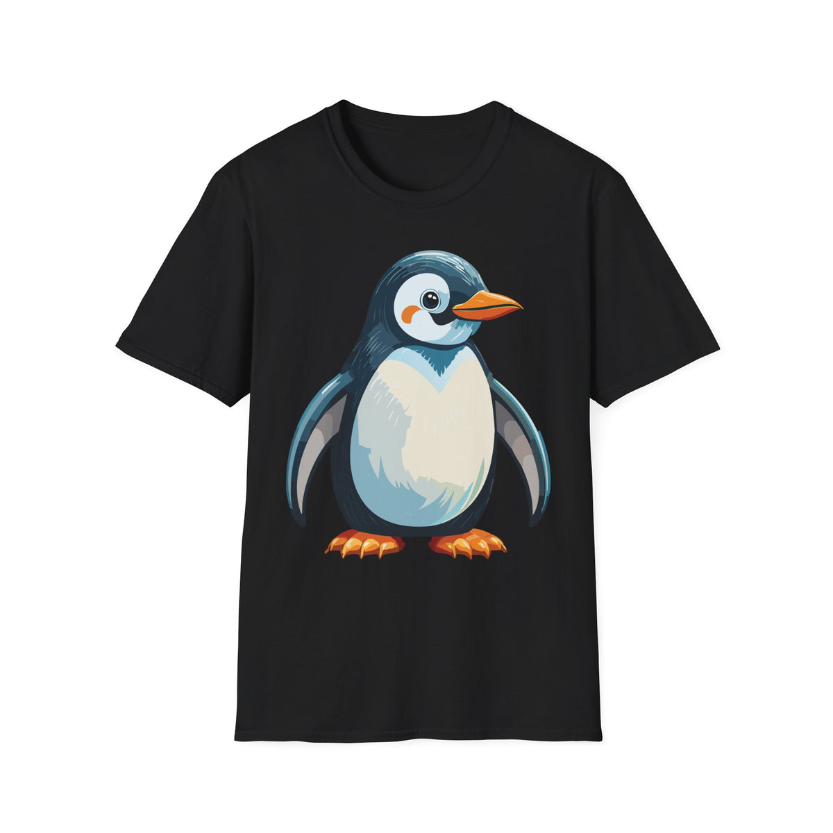 Cute Cartoon Penguin T-Shirt | Playful Penguin Illustration