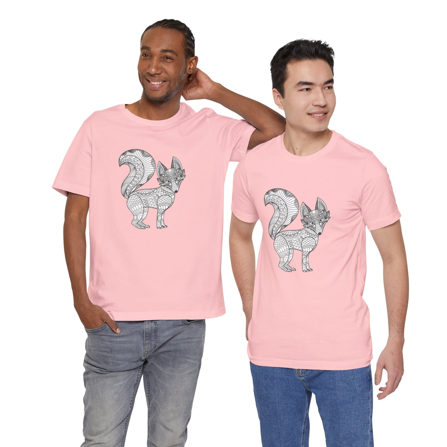 Camiseta unisex con estampado de animales 