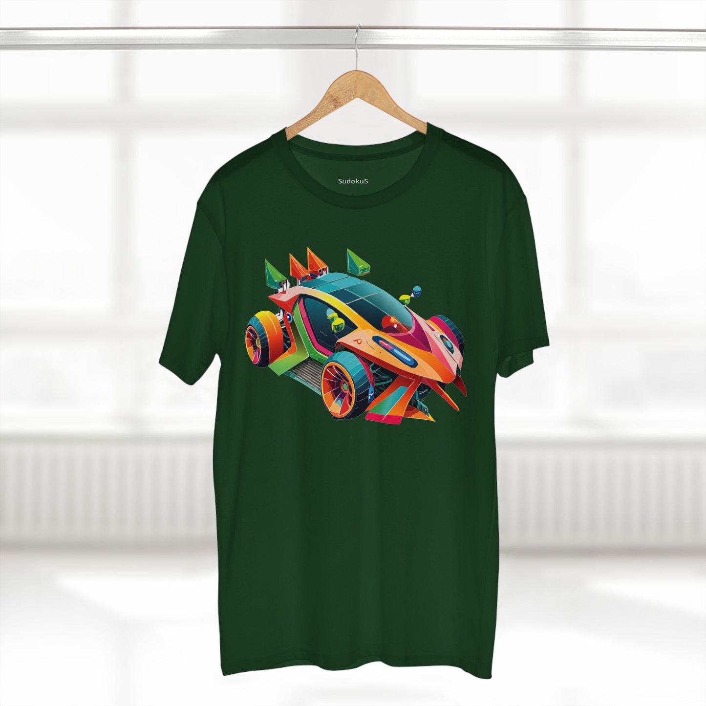 Car Graphic Unisex 100 Cotton Staple Tee 25