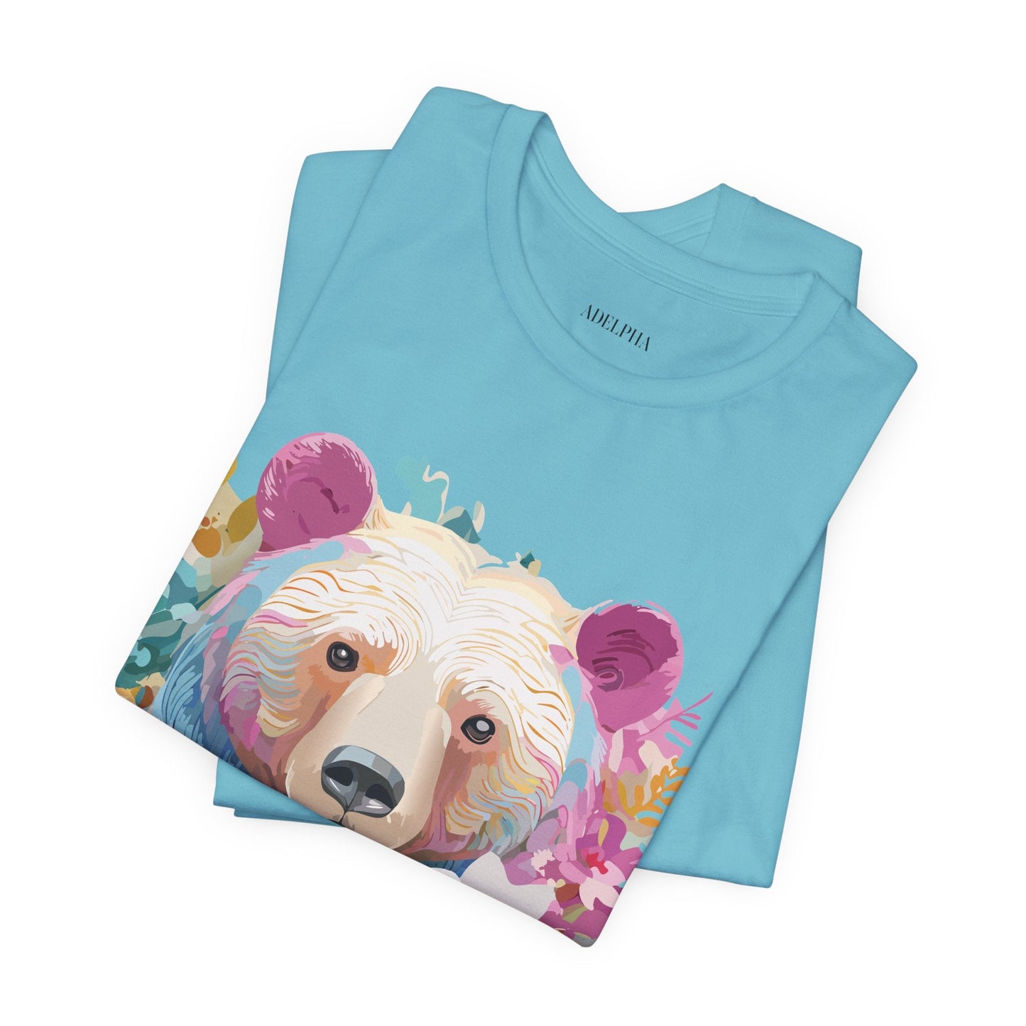 Adelpha Bear Graphic Tee Unisex Short Sleeve Shirt Art Design