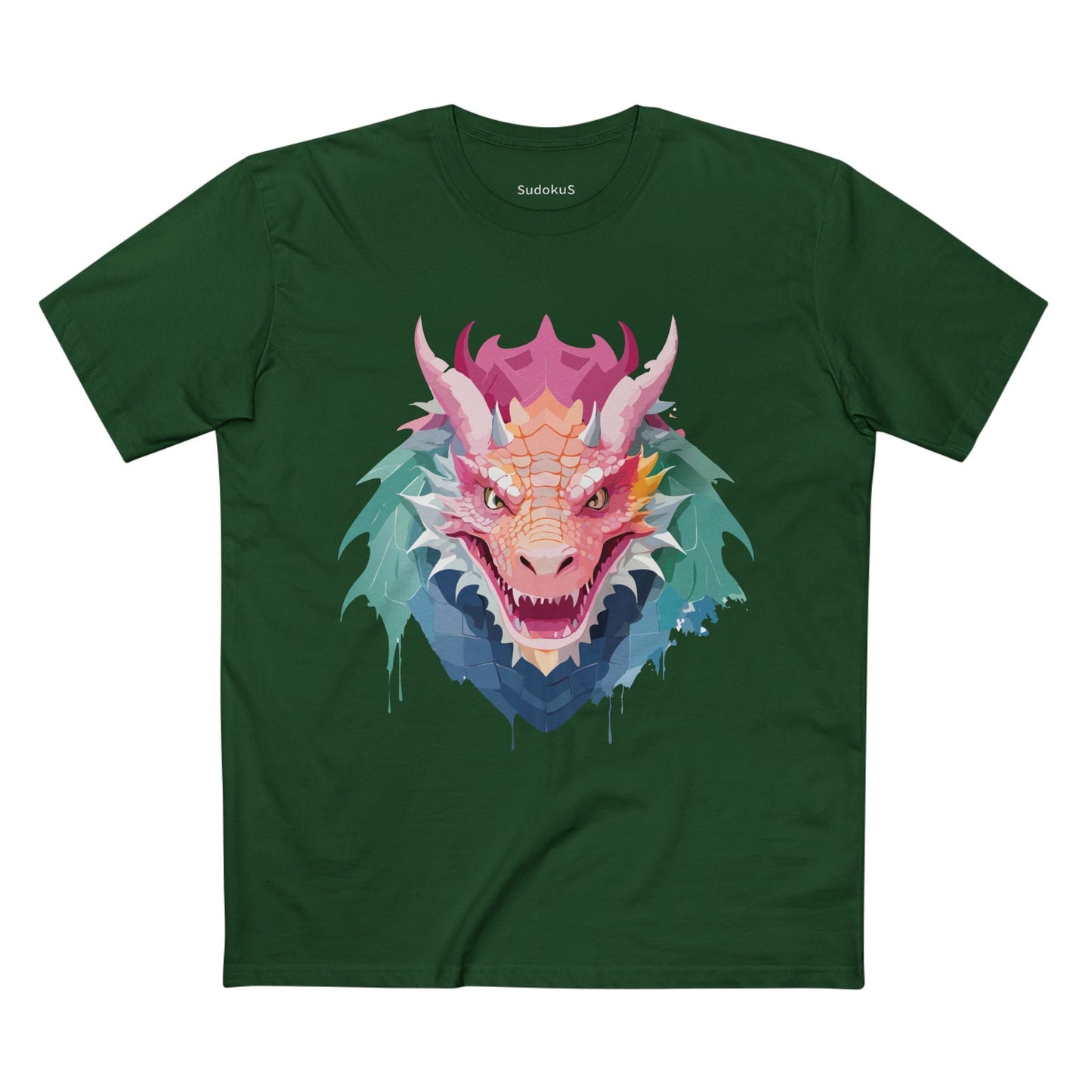 Dragon Graphic Unisex 100 Cotton Staple Tee 6