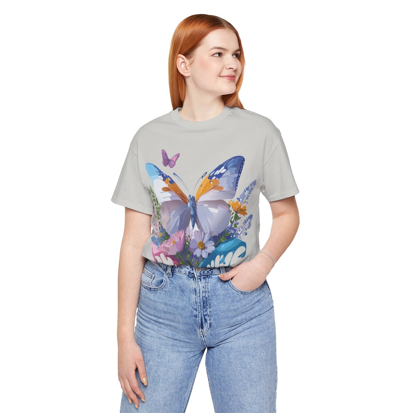 Butterfly Graphic Tee From Adelpha Vintage Artwork Unisex Short Sleeve Shirt