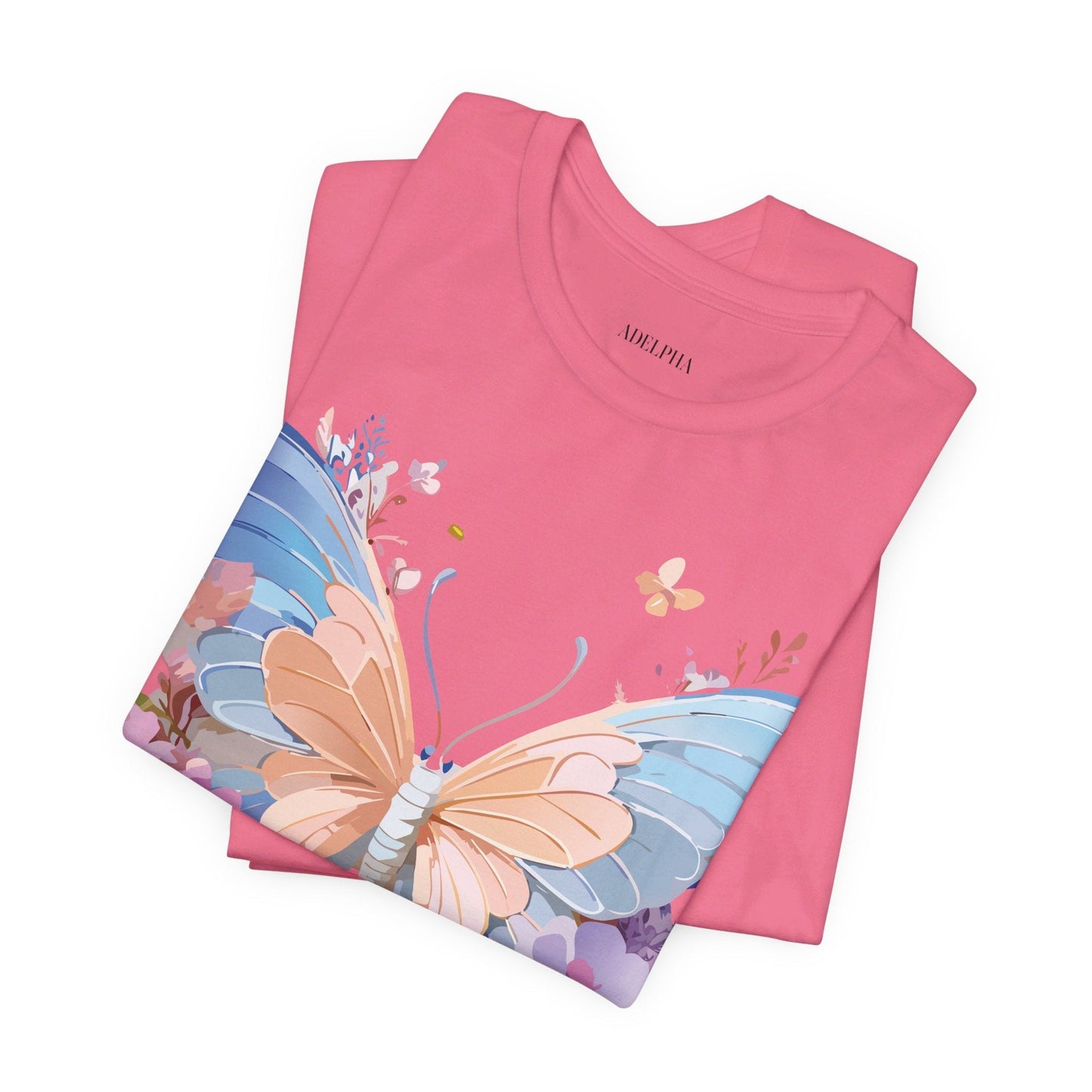 Butterfly Graphic Tee Unisex Jersey Short Sleeve Art Design Adelpha