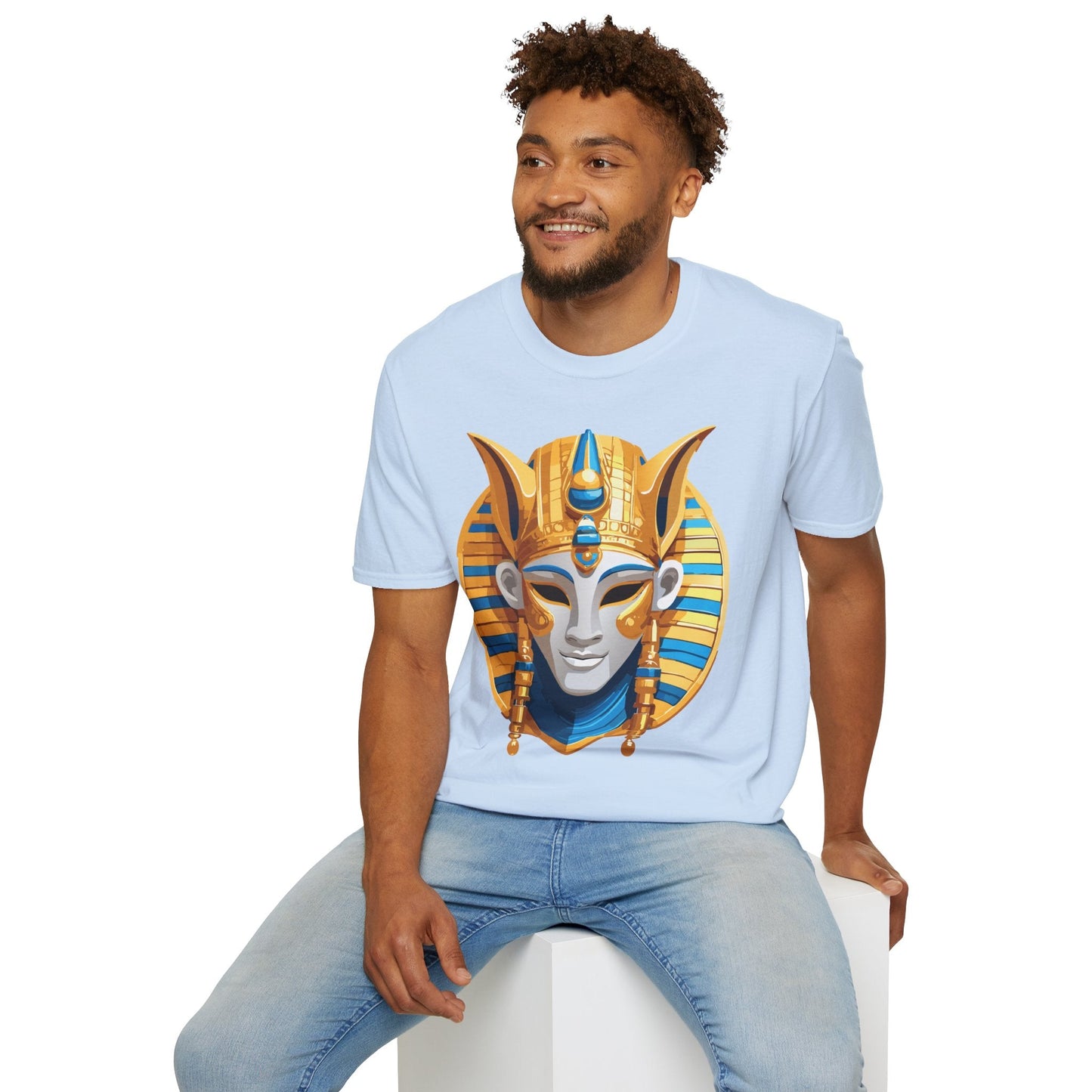 Mask Tee Shirt Unisex Masquerade Design Artwork Gildan Softstyle 64000 Cotton Tee