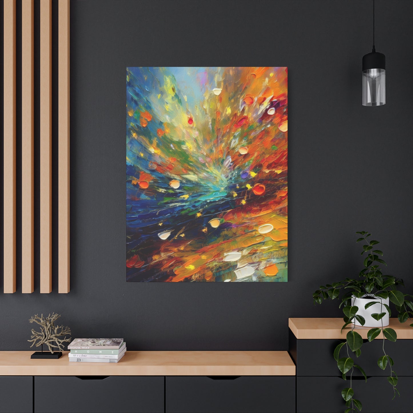 Abstract Oil Painting Print Canvas 20x24,20x30,24x30 24x32,24x36,30x40 32x48,36x48,40x60 Pine-Wood Inner Frame ABS-121
