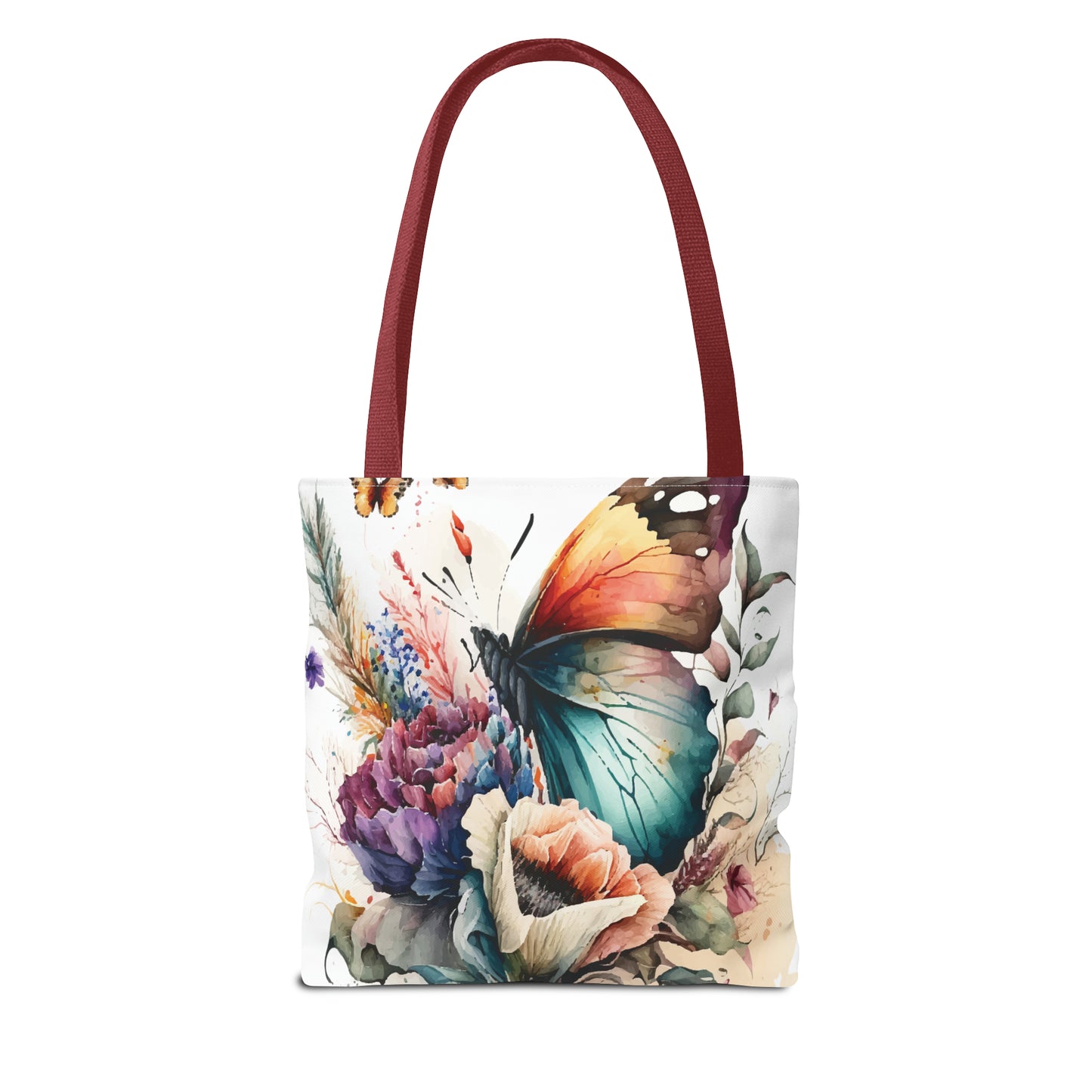 Canvas Bag with Butterfly Prints