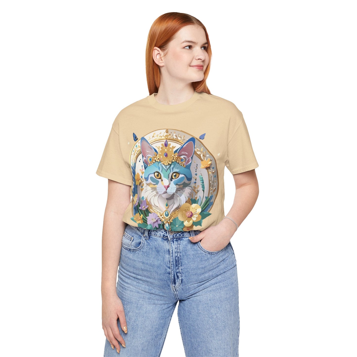 Unisex Graphic Tee With Adelpha Artwork Vintage Inspired Short Sleeve Jersey Shirt