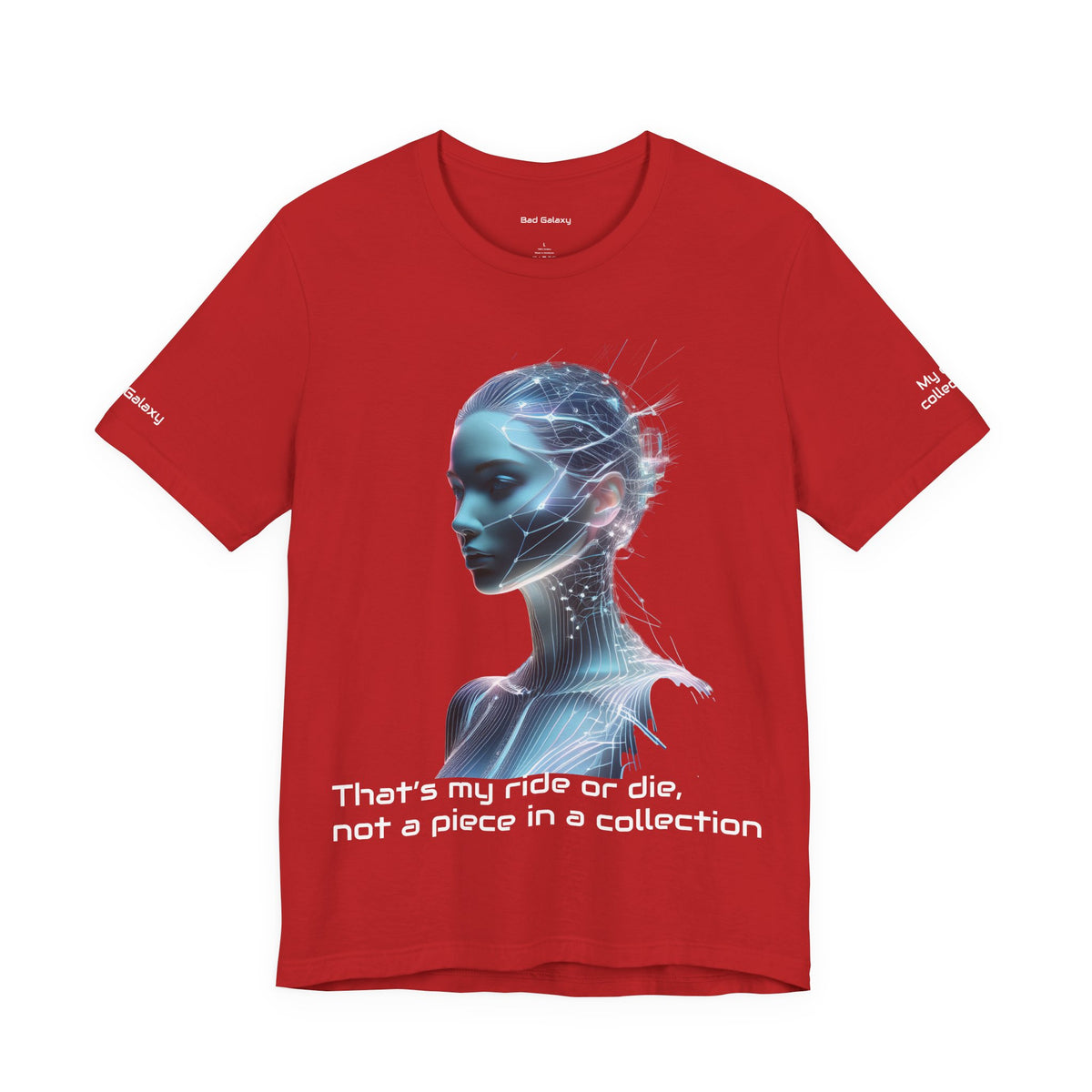 Car Graphic Unisex Cotton Bella+Canvas Tee with Art Design b14