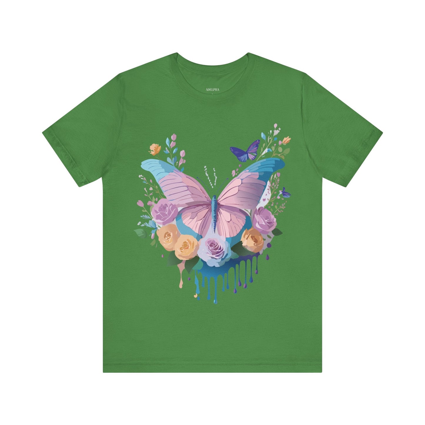 Adelpha Unisex Graphic Tee With Vintage Inspired Artwork Short Sleeve