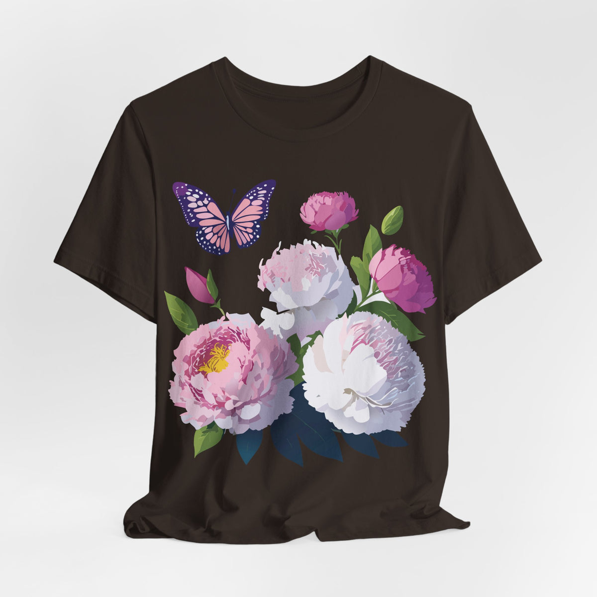 Floral Graphic Tee Shirt - Bella+Canvas Unisex 100 Cotton 40