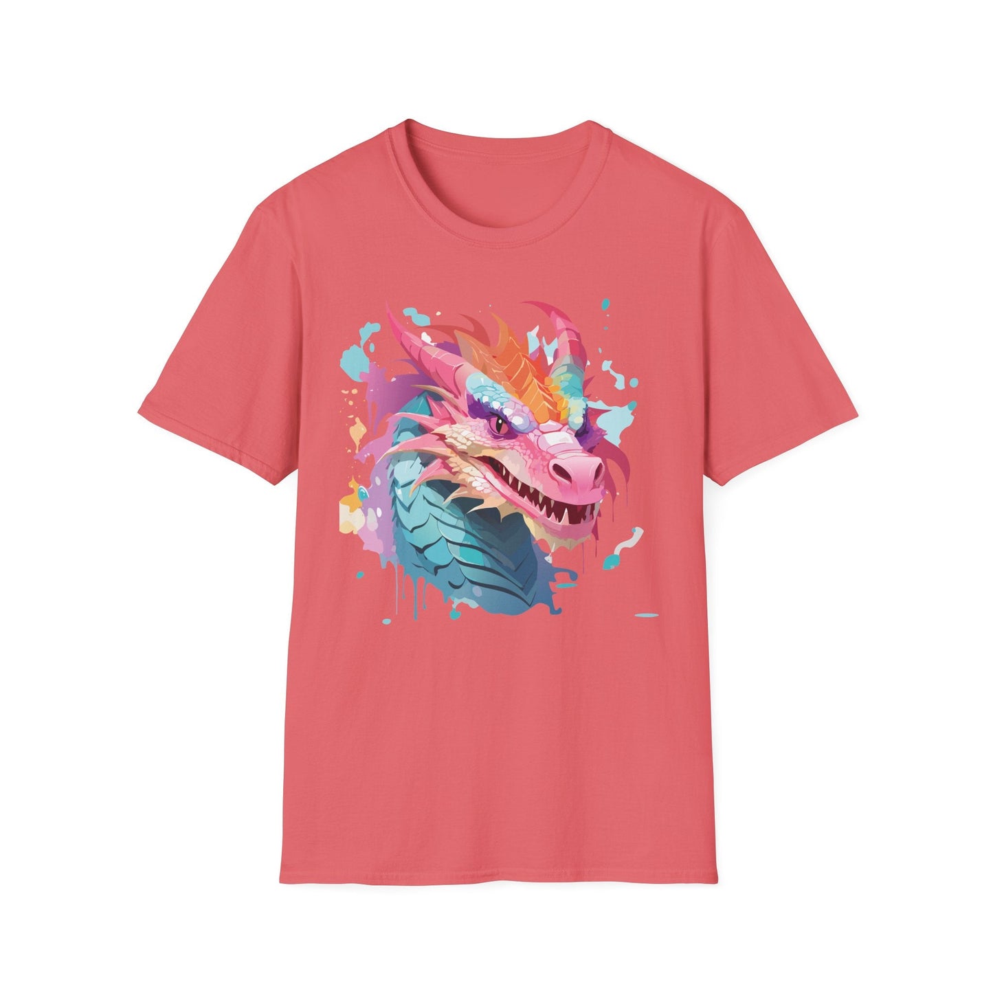 Dragon T Shirt Unisex Dragon Graphic Tee Softstyle 64000 Lightweight Comfort Durable Breathable