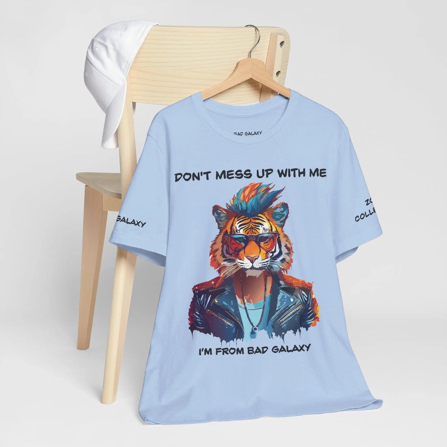 Animal T Shirt Bad Galaxy Made To Order Cotton Tee With Eco Friendly Inks Free Shipping USA