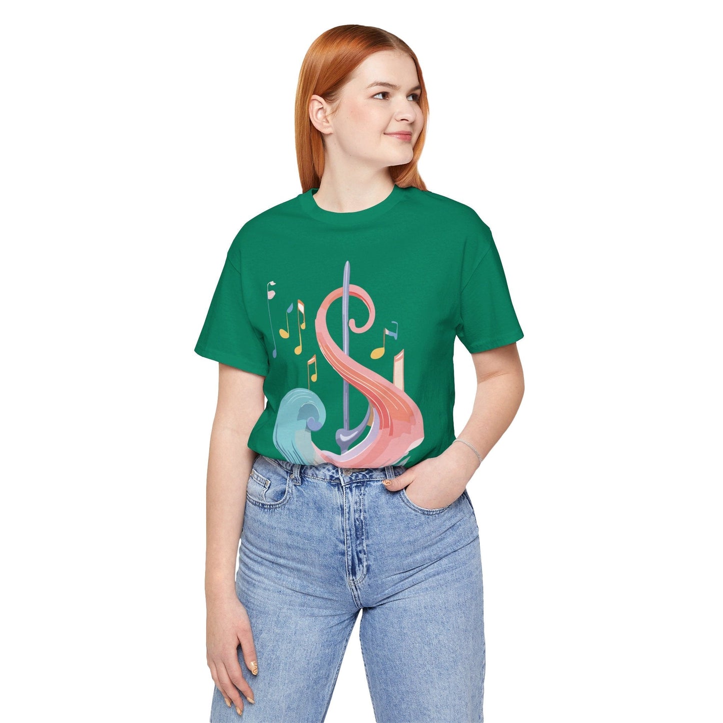 Music T Shirt Graphic Tee Unisex Short Sleeve Adelpha Vintage Inspired Artwork Art Design