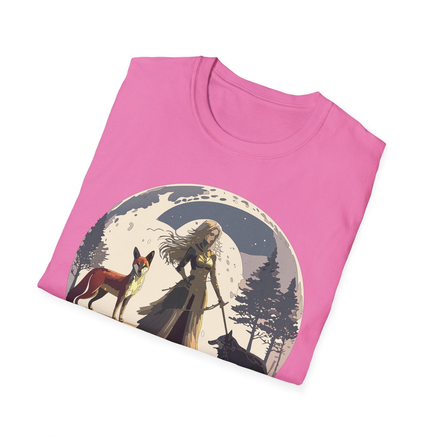 Womens Graphic T Shirt Art Design Tee Softstyle 64000 Gildan Unisex Short Sleeve