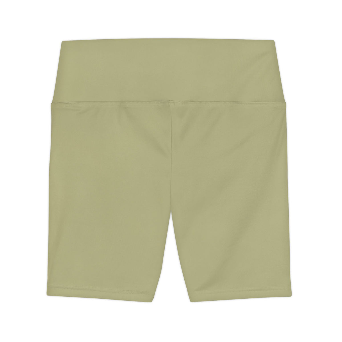 Dry Sage Olive High-Waist Women's Workout Shorts — Biker Yoga Activewear