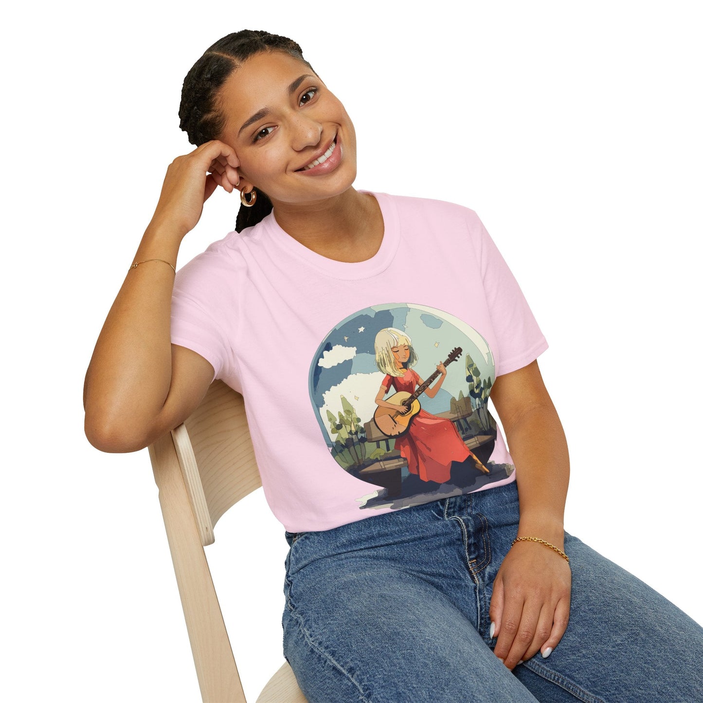 Womens Graphic T Shirts Art Design Shirt Unisex Softstyle Cotton Tee Quality Comfort Everyday Style