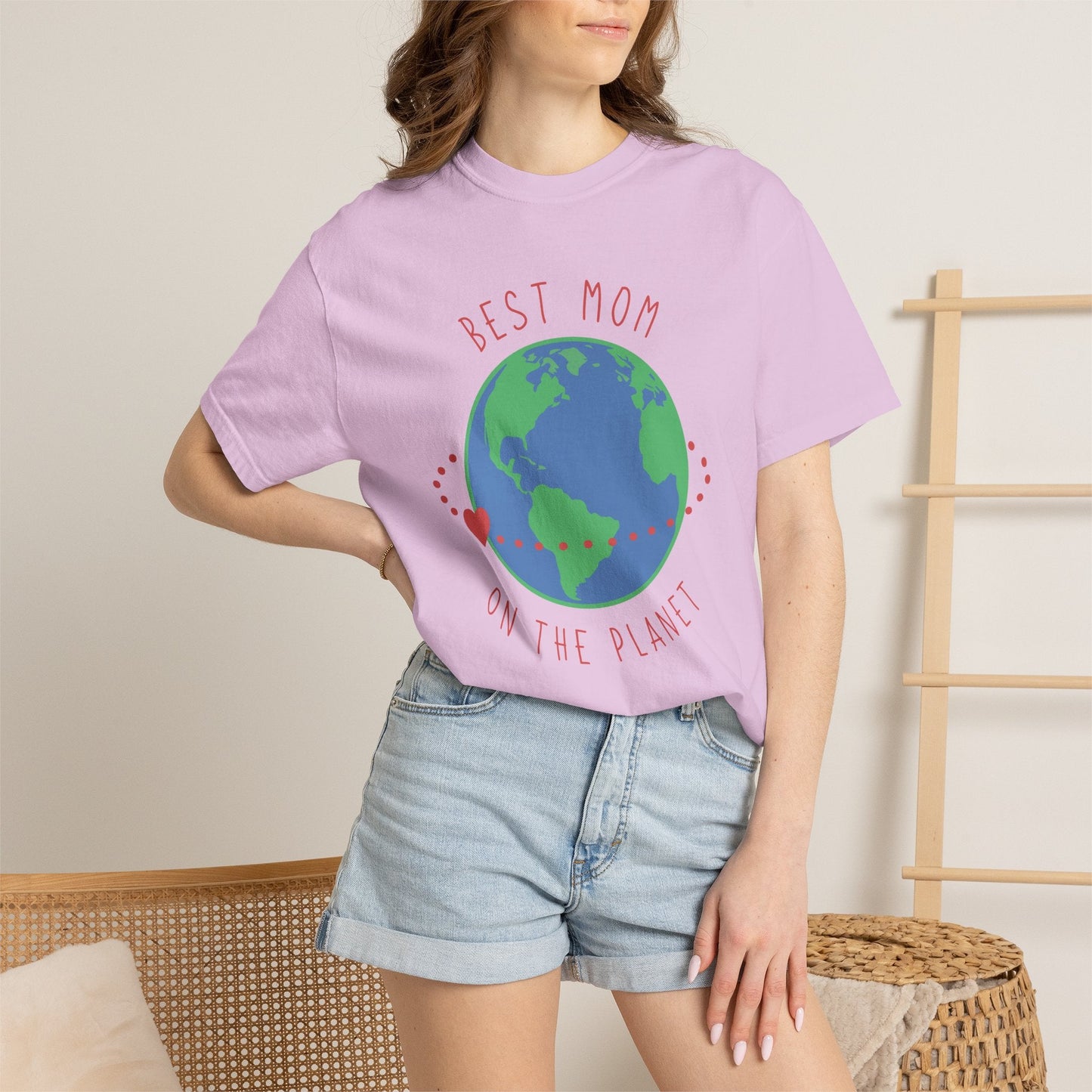 Mom T-shirt Mother's Day Mama Tee Unisex Comfort Colors Garment-Dyed Cotton h33