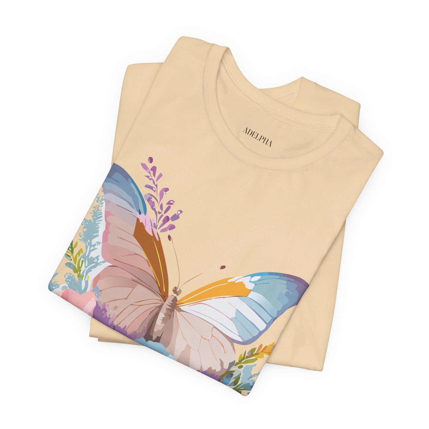Butterfly Graphic Tee Unisex Short Sleeve Adelpha Artwork Vintage Inspired