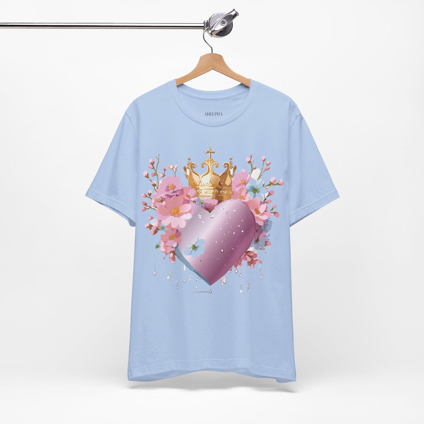 Valentine Graphic Tee Unisex Jersey Short Sleeve By Adelpha Vintage Inspired Artwork
