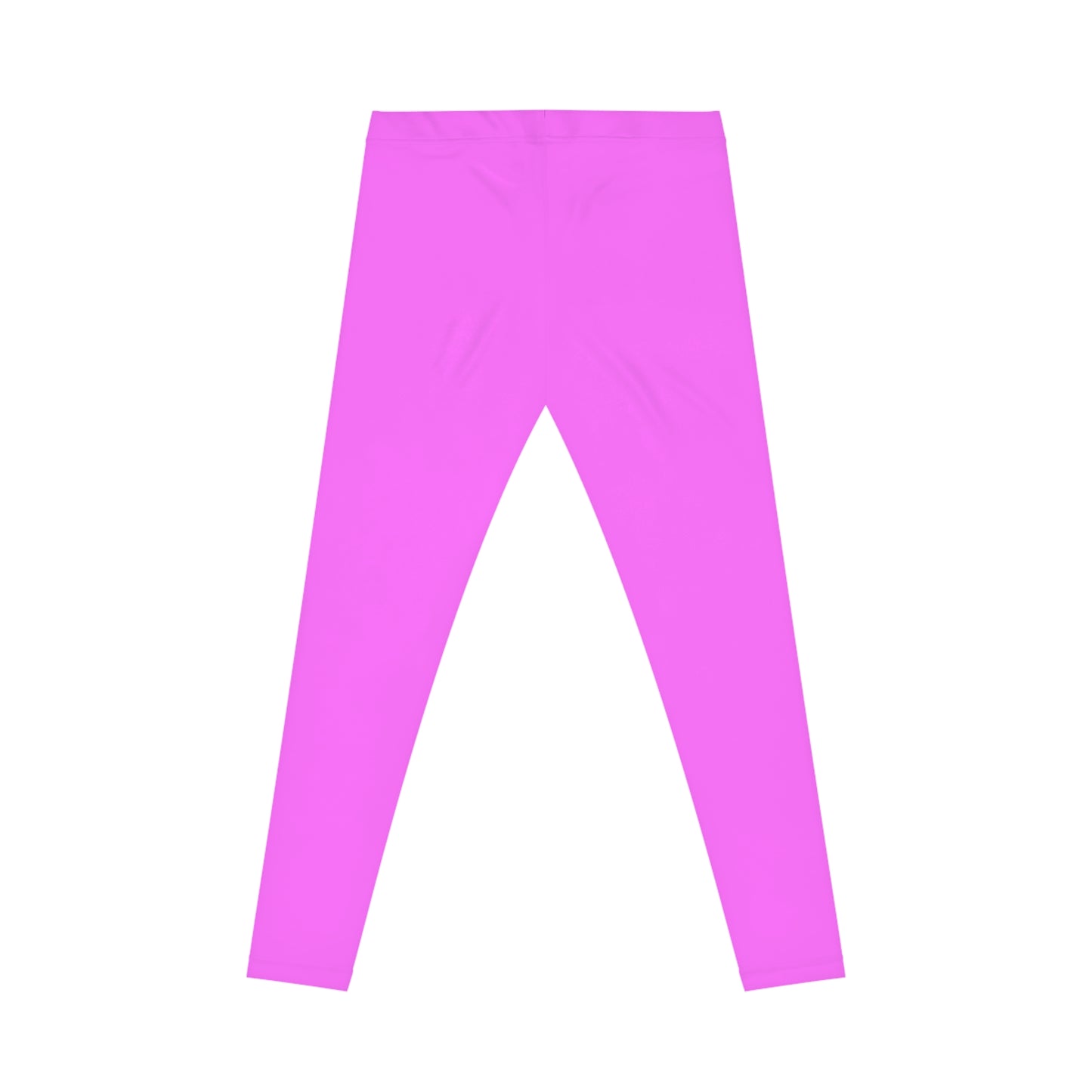 Bright Peony Color Women's Poly-Span Casual Leggings XS-2XL