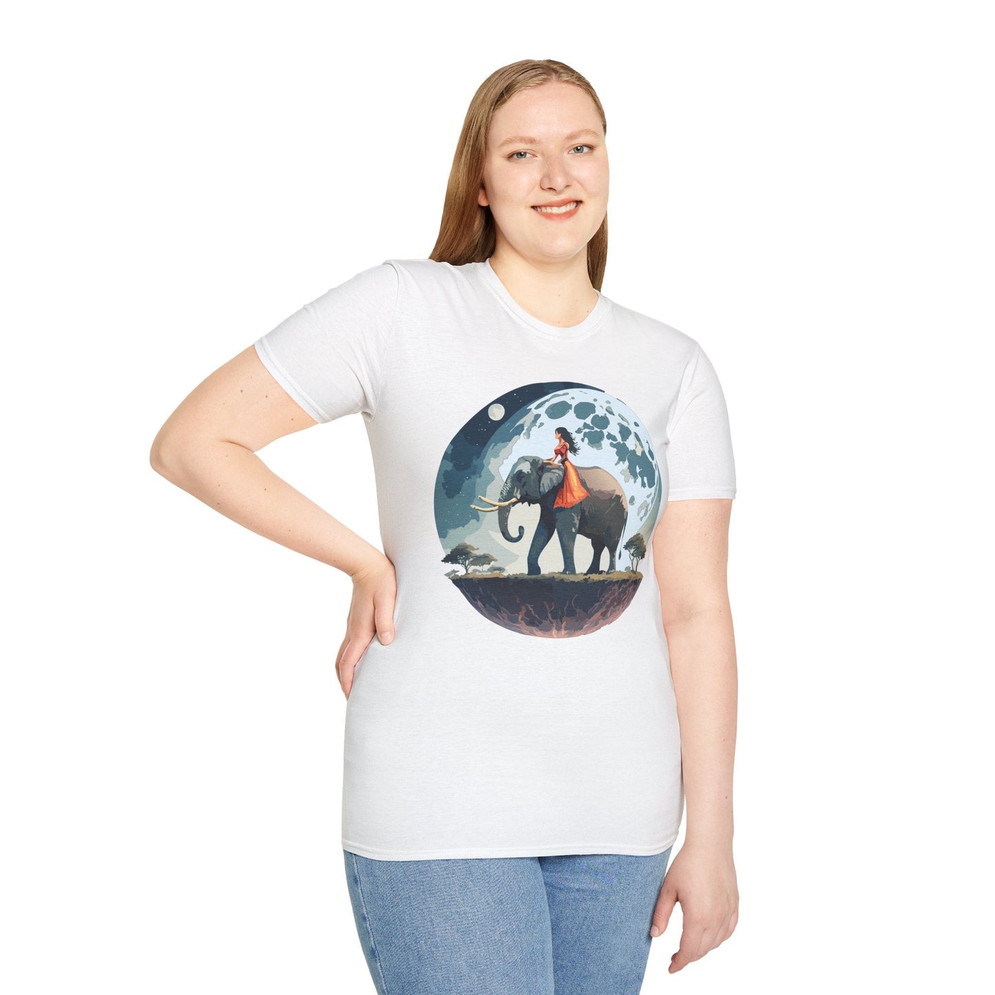 Womens Graphic T Shirt Art Design Tee SoftStyle Gildan 64000 100 Percent Ring Spun Cotton Comfort