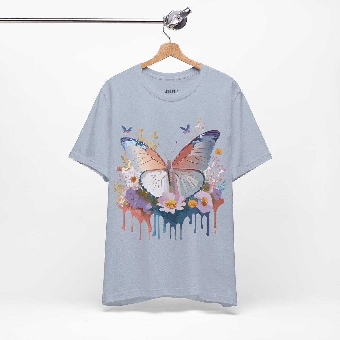 Butterfly Graphic Tee Unisex Vintage Art Design Adelpha Collection