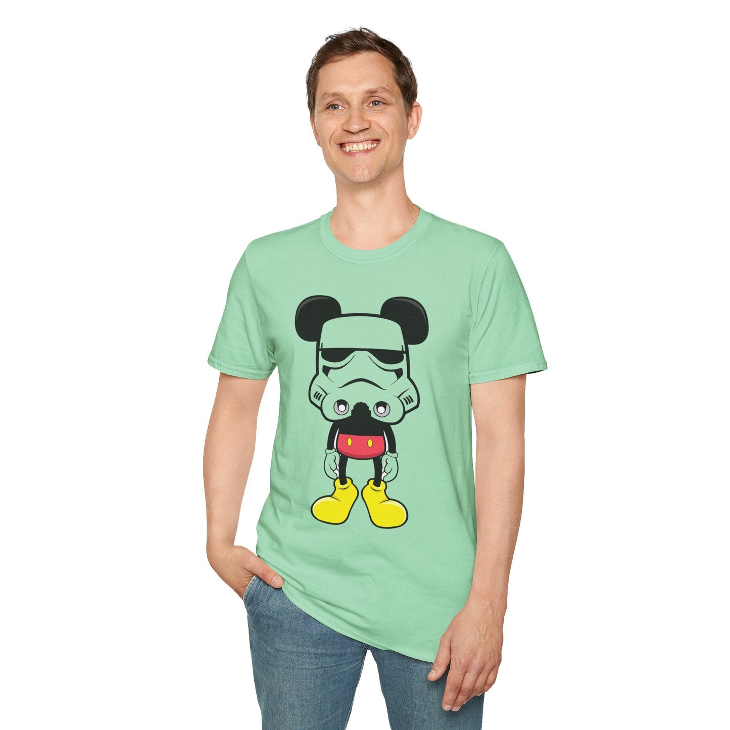 Cartoon T Shirt Animation Tee Funny Unisex Gildan Softstyle 64000 100 Percent Ring Spun Cotton