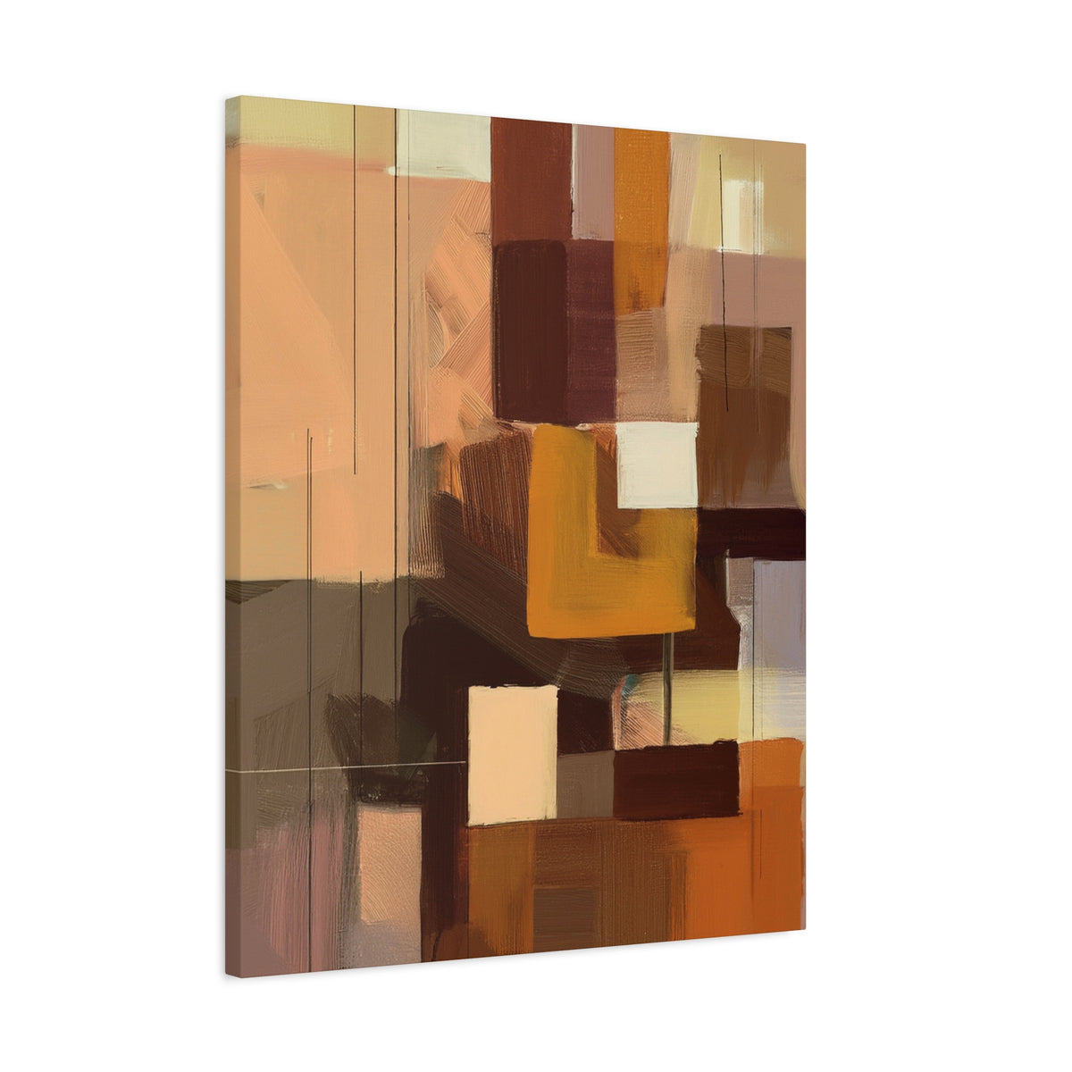 Abstract Geometric Painting Print Canvas 20x24,20x30,24x30 24x32,24x36,30x40 32x48,36x48,40x60 Pine-Wood Inner Frame ABS-49