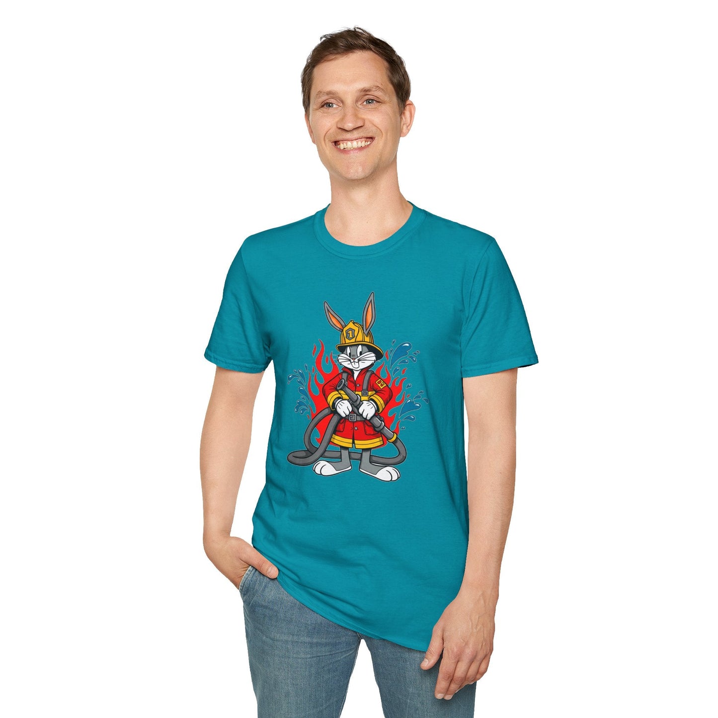 Bugs Bunny T Shirt Unisex Cartoon Tee Softstyle 64000 Cotton Graphic Tee For Fans