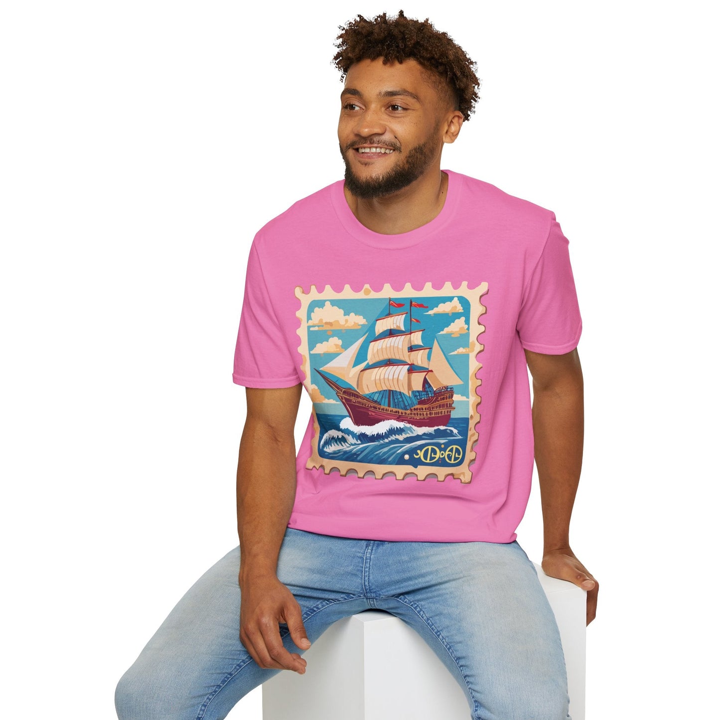 Ship T Shirts Frigate Vessel Tee Unisex Softstyle Gildan 64000 100 Percent Cotton