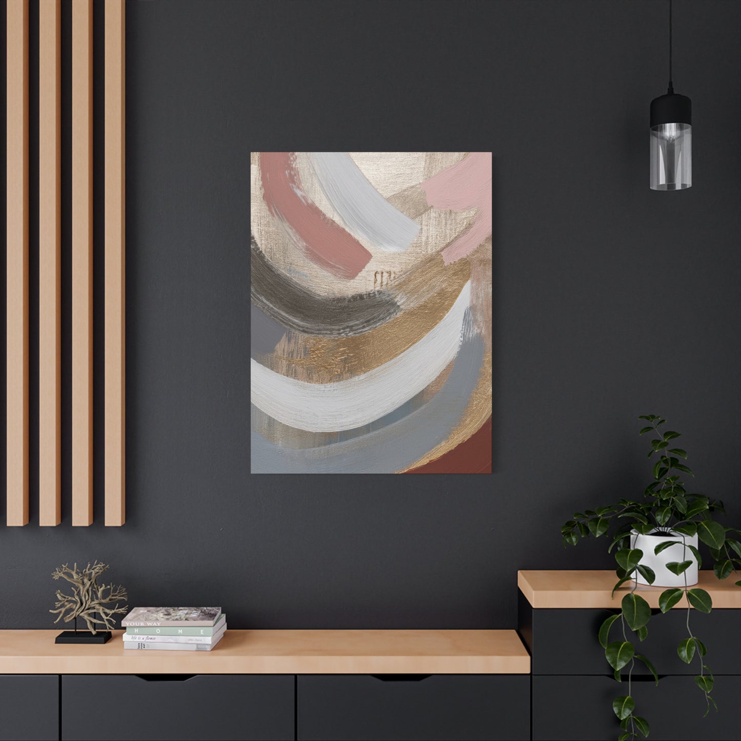 Abstract Pastel Painting Print Canvas 20x24,20x30,24x30 24x32,24x36,30x40 32x48,36x48,40x60 Pine-Wood Inner Frame ABS-90
