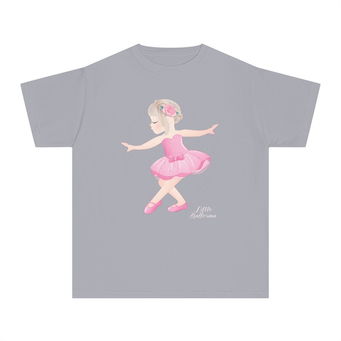 Youth Tee Shirt with Little Ballerina