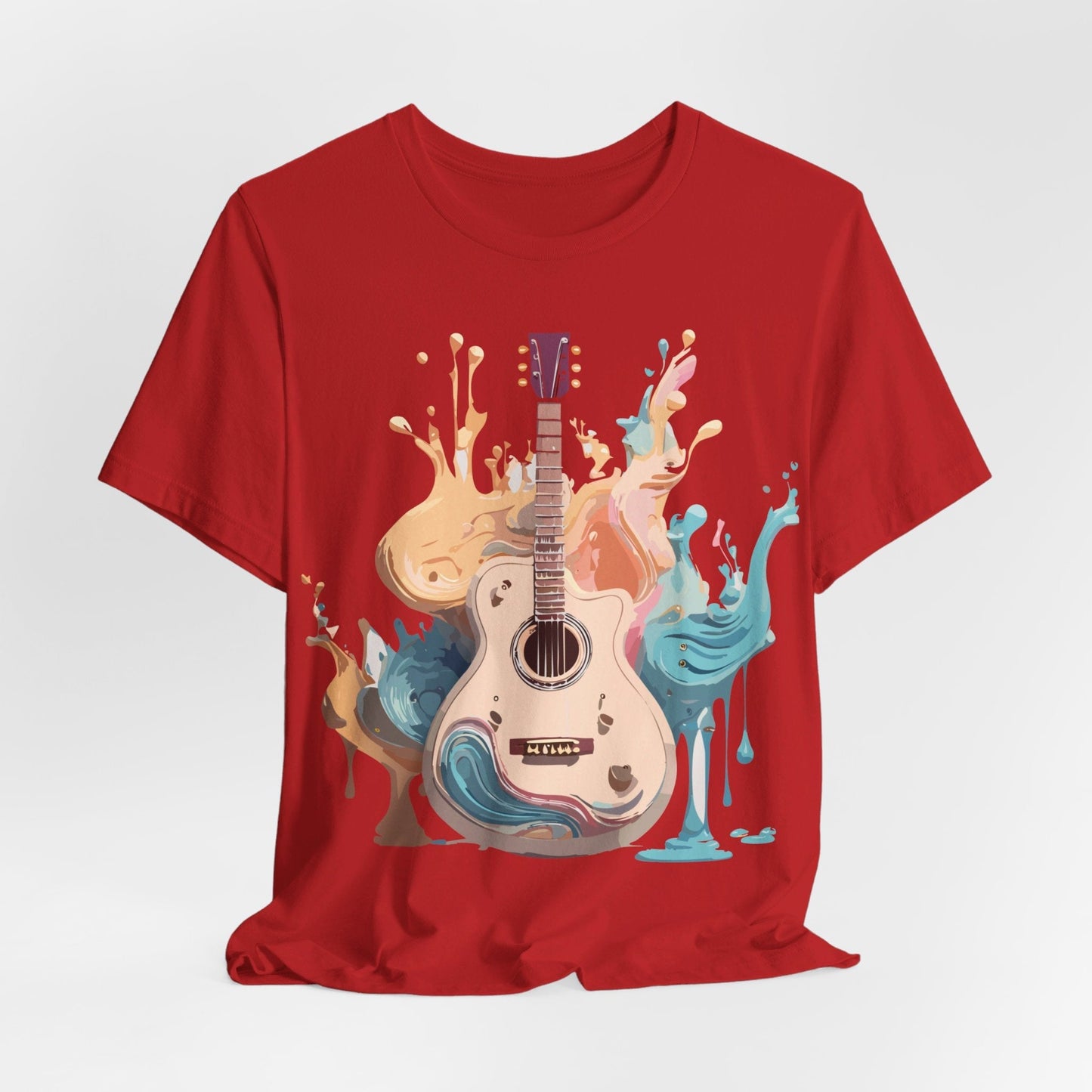 Music Graphic Unisex 100 Cotton Vintage Art with Musical Elements Tee 67