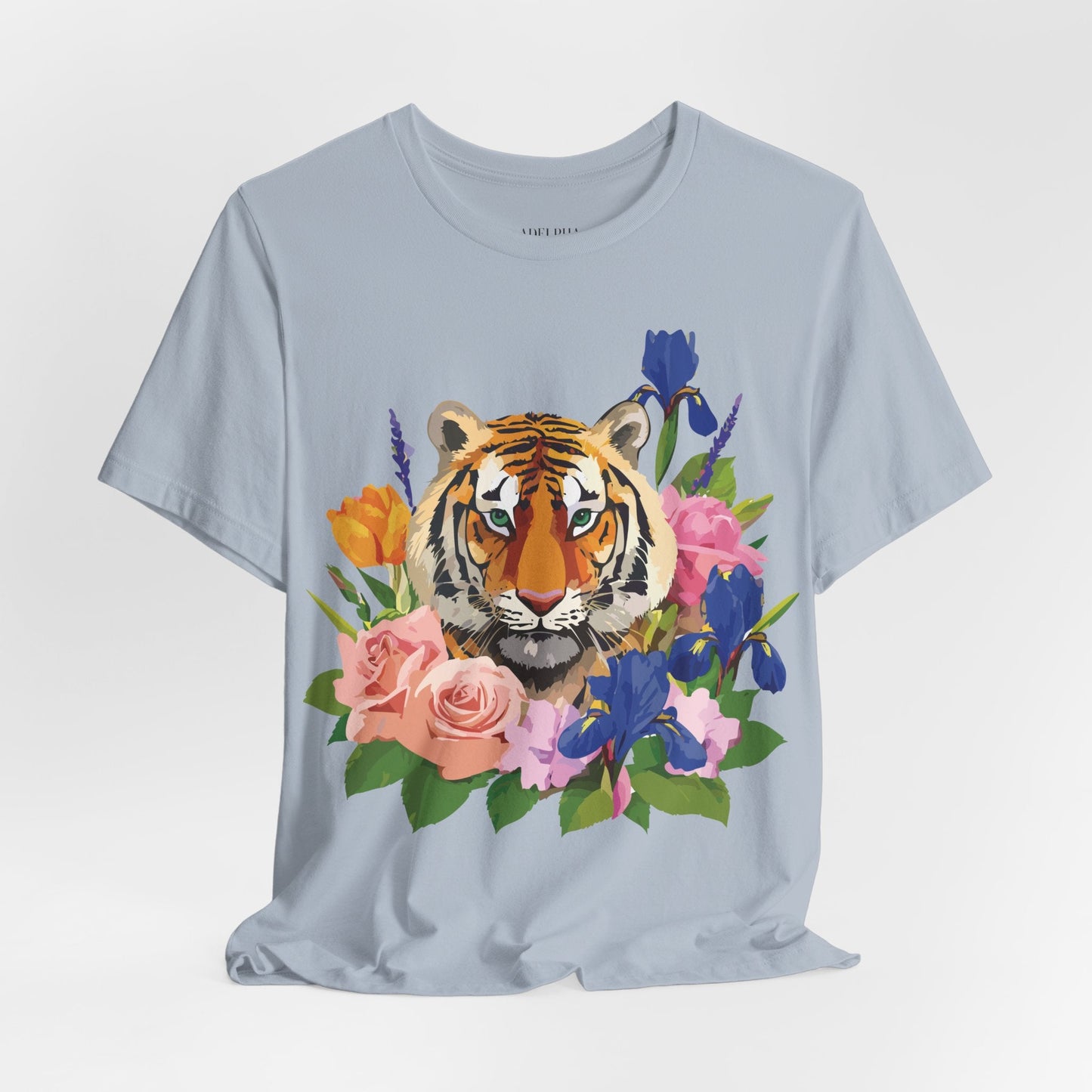 Tiger Graphic T Shirt Unisex Jersey Short Sleeve Art Design Tee Adelpha Vintage Inspired